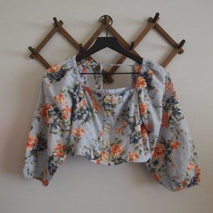 American Eagle Floral Crop Top